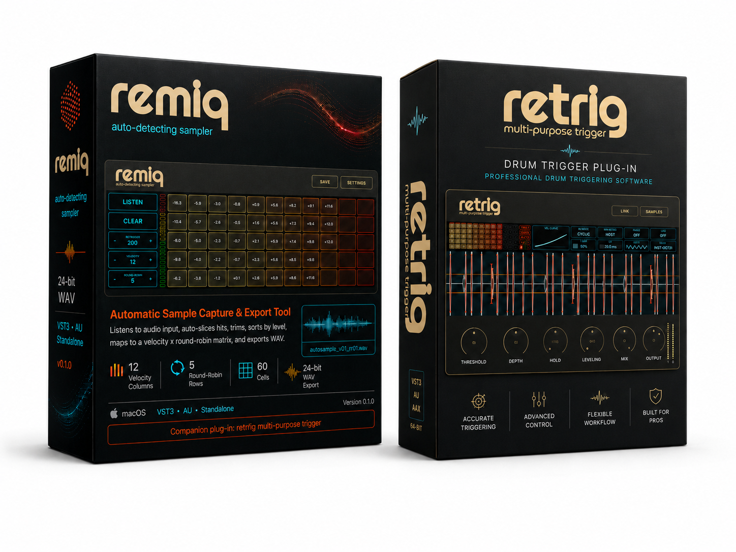 Software box Retrig + Remiq Bundle