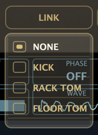 LINK menu