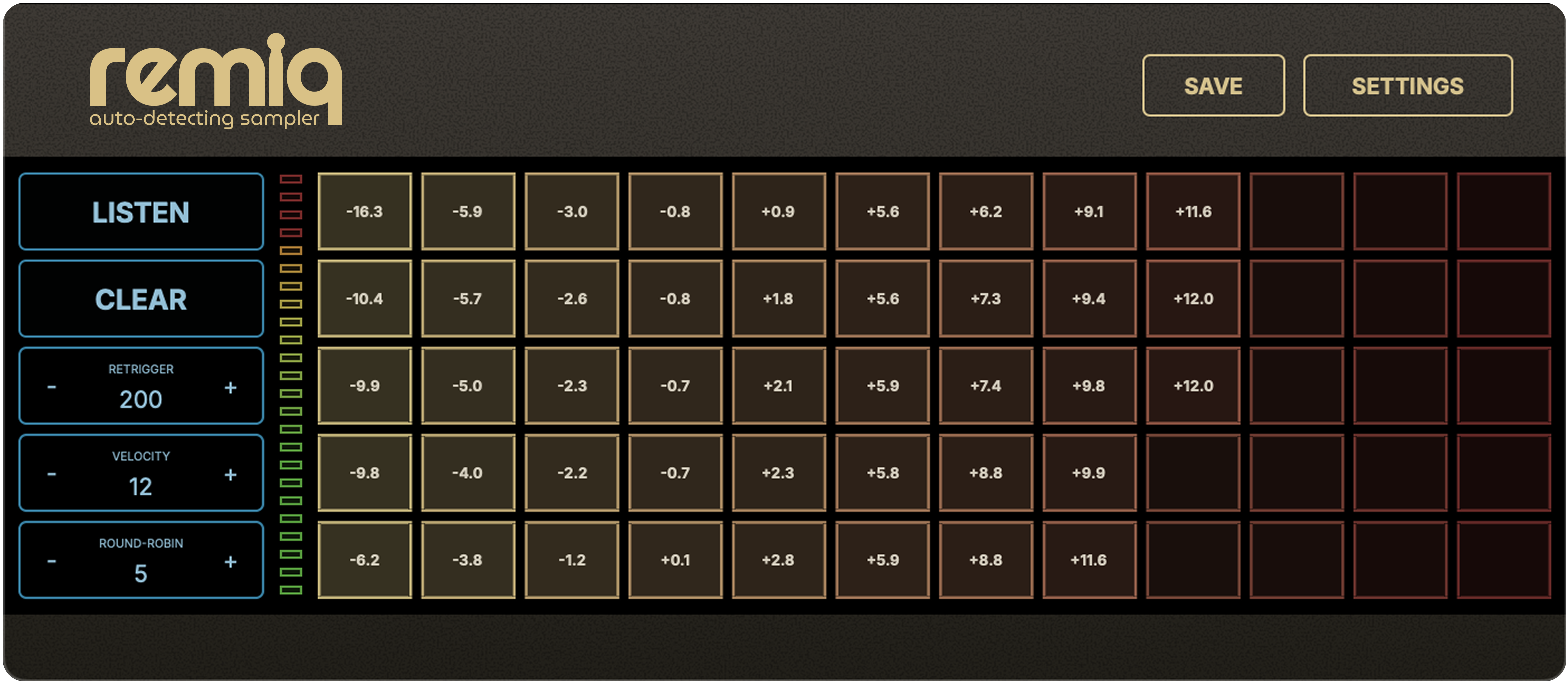 Remiq AD Sampler plugin interface